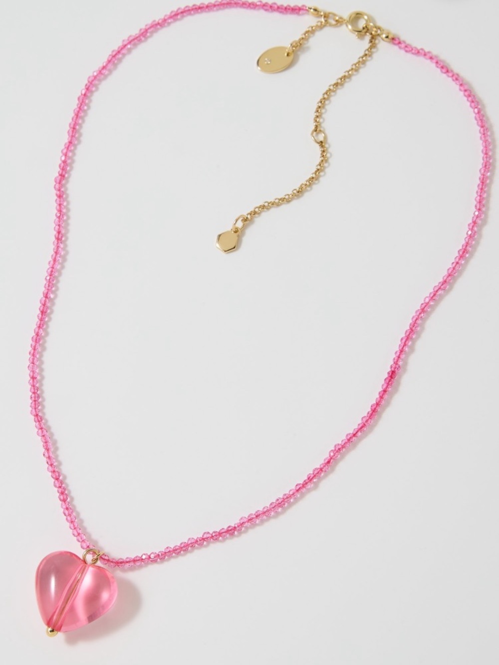 American Eagle bubble heart necklace